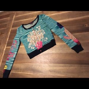 Vintage Betsy Johnson cardigan.